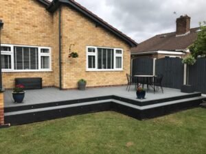 FW148K25 3D embossed decking